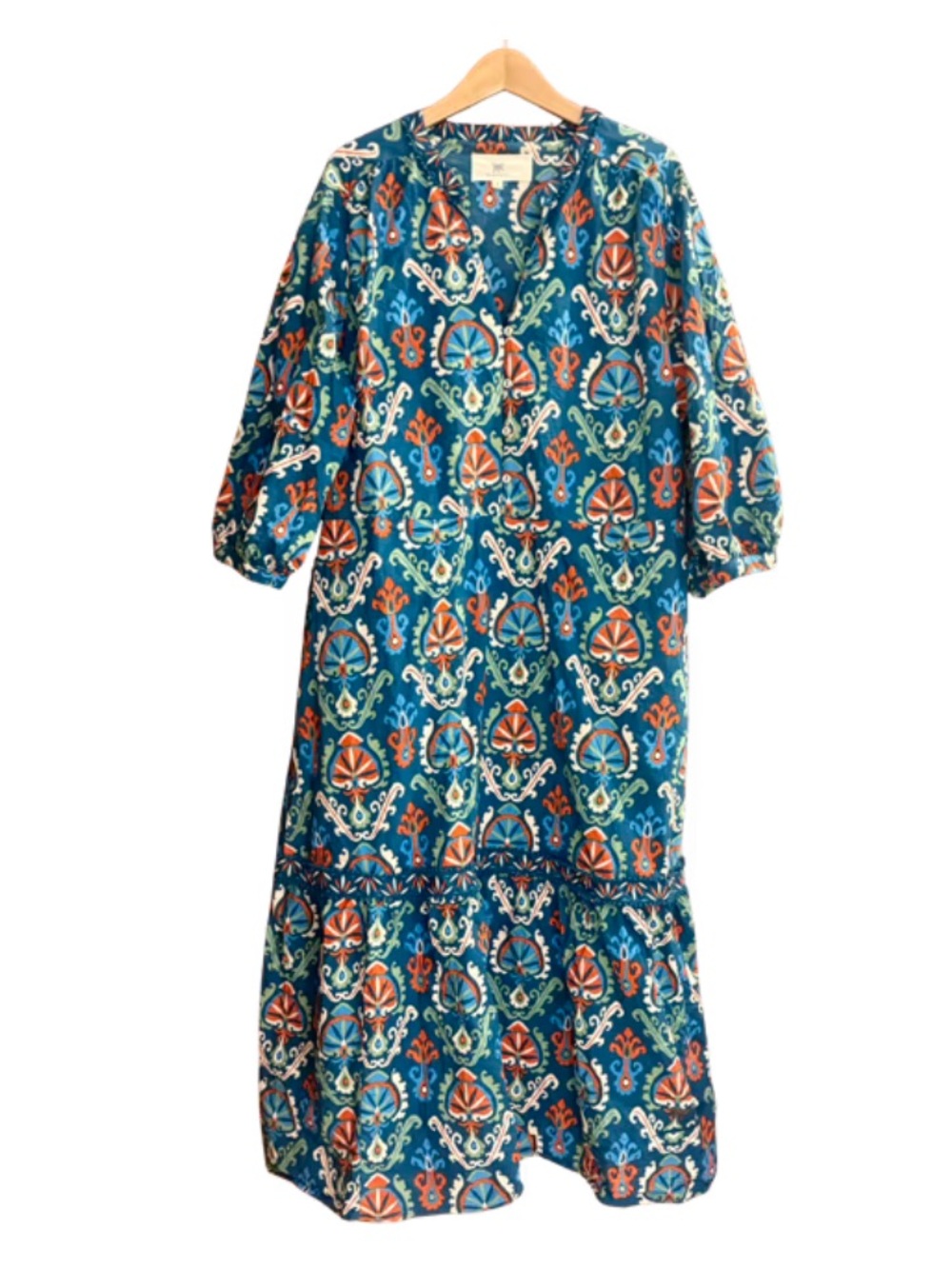 Printfresh Eclectic Ikat - Abigail Dress - Navy - Picture 5 of 7